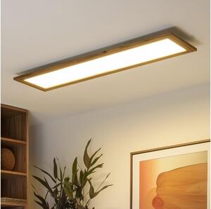 Brilagi - Plafoniera LED SLIMFRAME WOOD LED/58W/230V 124x34 cm marrone