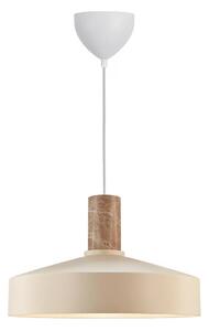 Nordlux - Lampadario a sospensione con filo ELVAS 1xE27/60W/230V diametro 37,5 cm beige