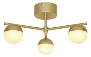 Nordlux - Lampadario a plafone CONTINA 3xG9/5W/230V ottone
