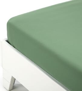Lenzuolo Inferiore PIAZZA E MEZZA Cotone Tinta Unita GREEN Cotone Caleffi