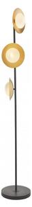 Endon 92039 - Lampada con piedistallo RUFFLE 3xG9/3W/230V nero/oro