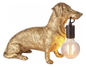 Endon 101187 - Lampada da tavolo DACHSHUND 1xE27/10W/230V oro