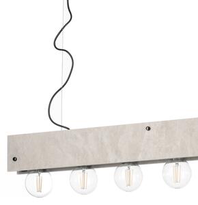 ONLI - Lampadario a sospensione con filo ARGO 6xE27/22W/230V grigio