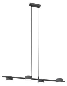 Lampadario a sospensione con filo SORA 4xGX53/12W/230V nero