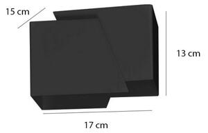 Applique FROST 1xG9/8W/230V nero