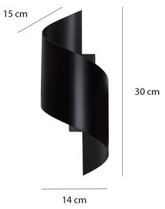 Applique SPINER 1xG9/8W/230V nero