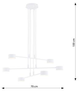 Lampadario a sospensione con filo MODUS 6xGX53/10W/230V bianco