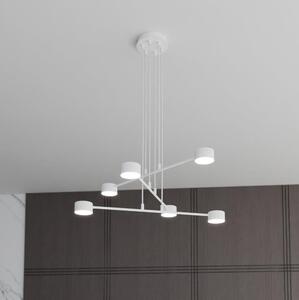 Lampadario a sospensione con filo MODUS 6xGX53/10W/230V bianco