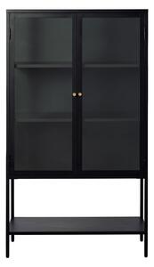 Vetrina nera in metallo 88x132 cm Carmel - Unique Furniture