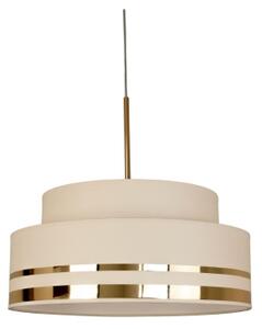 Lampadario a sospensione con filo TAMI 1xE27/60W/230V beige/oro