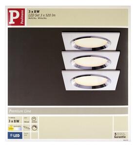 Paulmann 92695 - Set 3x LED 8W dimmerabile incasso DICE 230V