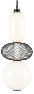 Lampadario LED a sospensione con filo ARAME LED/23W/230V diametro 22 cm nero