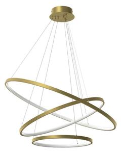 Lampadario LED a sospensione con filo HOOP LED/93W/230V diametro 80 cm 4000K oro