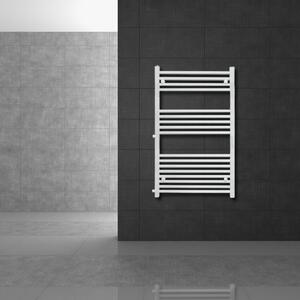 Radiatore bagno LuxeBath attacco laterale, 600x1200 mm, bianco, diritto, senza elemento riscaldante