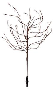 LED RGBW Lampada solare TREE LED/0,1W/1,2V 600 mAh IP44 marrone