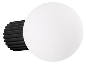 Applique da parete SOLLUX LIGHTING, ORBI, dimmerabile, Nero, Bagno, Alluminio