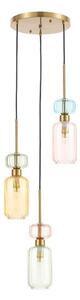 Lampadario a sospensione con filo MOLLY 3xE14/40W/230V diametro 38 cm colorato