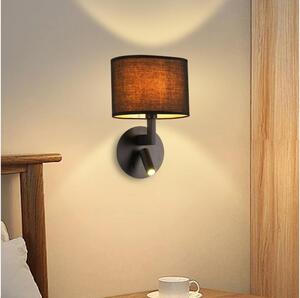 Brilagi - Lampada da parete LED DAYA 1xE14/40W/230V + LED/3W nera