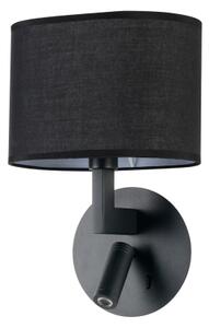 Brilagi - Lampada da parete LED DAYA 1xE14/40W/230V + LED/3W nera