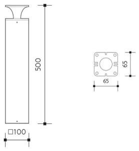 Lampada LED da esterno ORNELA LED/6W/230V 3000K IP54 marrone