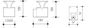 Applique a LED da esterno ORNELA LED/6W/230V 3000K IP54 marrone