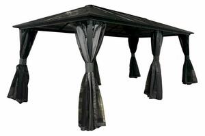 Gazebo moderno da giardino Santiago 3x6m Garden Point antracite
