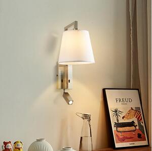 Brilagi - Applique a LED RAYA 1xE14/40W/230V + LED/3W bianco/cromo opaco