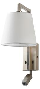 Brilagi - Applique a LED RAYA 1xE14/40W/230V + LED/3W bianco/cromo opaco