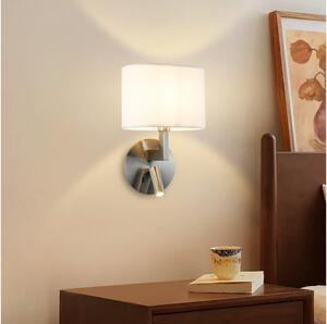 Brilagi - Applique a LED DAYA 1xE14/40W/230V + LED/3W bianco/cromo opaco