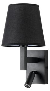 Brilagi - Applique a LED DEYA 1xE14/40W/230V + LED/3W nero