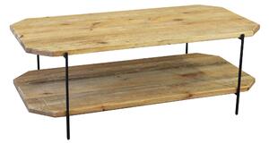 SOCRATE - tavolino da salotto in legno massiccio