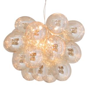 ByRydens 4200650-5503 - Lampadario a sospensione con filo GROSS GRANDE 8xG9/4W/230V fumé/marrone