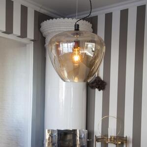 ByRydens 4200870-5503 - Lampadario a sospensione con filo BELLISSIMO 1xE27/8W/230V fumé/marrone