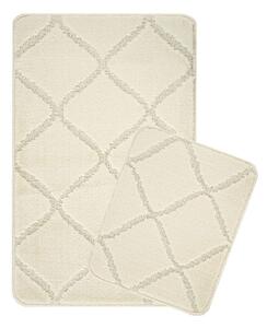Set di tappetini per il bagno color crema 2 pz 50x80 cm Cizgili – Foutastic