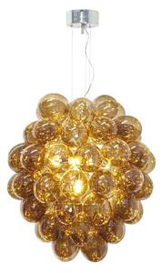ByRydens 4202230-5512 - Lampadario a sospensione con filo DELUXE 4xE14/5W/230V fumé/marrone