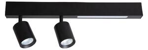 Faretto LED MAGNET LED/5W/230V + 2xGU10/60W 3000/4000K nero