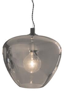 ByRydens 4200870-4505 - Lampadario a sospensione con filo BELLISSIMO 1xE27/8W/230V fumé/nero
