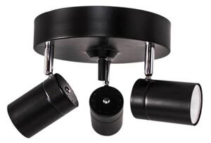 ByRydens 4200710-4002 - Faretto CORRECT 3xGU10/7W/230V nero