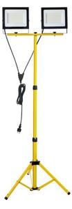 LED Riflettore con il supporto TIGRA 2xLED/100W/230V 4000K IP54 nero/giallo