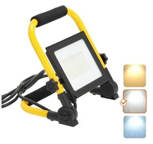 Riflettore LED portatile TIGRA LED/50W/4000K IP54 nero/giallo