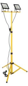 LED Riflettore con il supporto TIGRA 2xLED/50W/230V 4000K IP54 nero/giallo