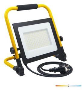 Riflettore LED portatile TIGRA LED/100W/4000K IP54 nero/giallo