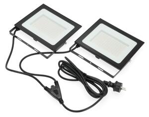 LED Riflettore con il supporto TIGRA 2xLED/100W/230V 4000K IP54 nero/giallo