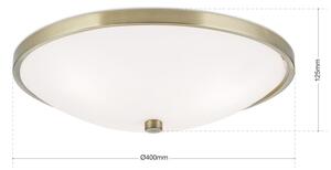 Orion DL 7-531/40 - Plafoniera AIDA 3xE27/60W/230V diametro 40 cm ottone