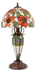 Brilagi - lampada da tavolo Tiffany a vetri colorati SUNFLOWER 1xE27/60W/230V + 1xE14/40W
