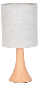 Lampada da tavolo Arto marrone chiaro/bianco, altezza 32 cm