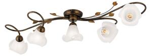 Orion DL 7-789/5 - Lampadario a plafone SISI 5xE14/40W/230V bronzo/patina
