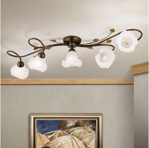 Orion DL 7-789/5 - Lampadario a plafone SISI 5xE14/40W/230V bronzo/patina