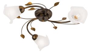 Orion DL 7-788/3 - Lampadario a plafone SISI 3xE14/40W/230V diametro 60 cm bronzo/patina