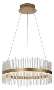 Endon 107671 - Lampadario a sospensione con filo LED dimmerabile ADRIEL LED/41W/230V 3000K oro/limpido